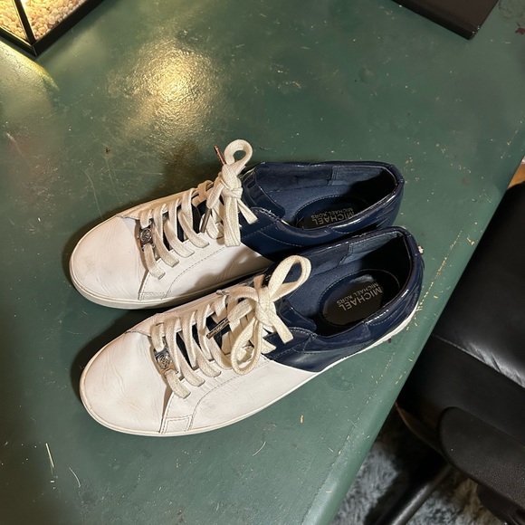 Blue and White Micheal Kors Sneakers - Picture 2 of 14